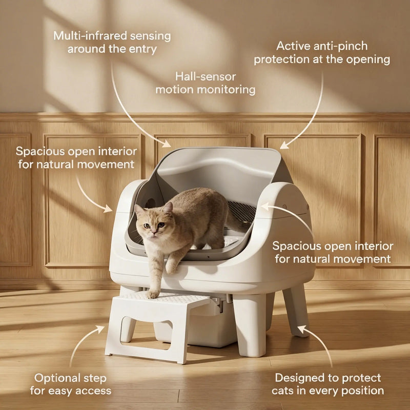 Smart Automatic Cat Litter Box