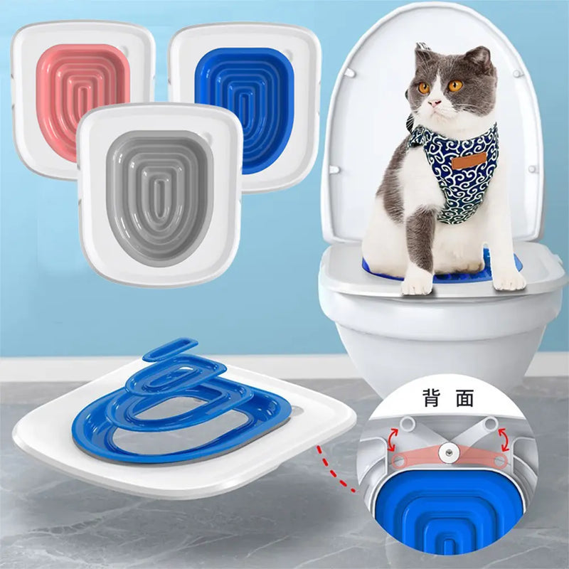 Cat Toilet Training Seat / Kitty Litter Box Toilet Trainer