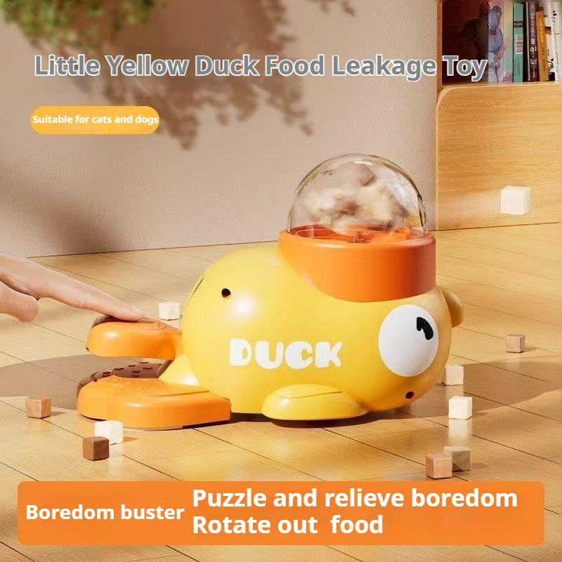 Little Yellow Duck Treat Dispenser Puzzle Toy