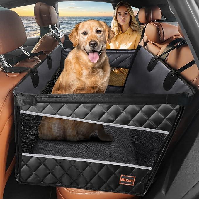 Dog Car Seat Cover / Booster Seat with Safety Belt